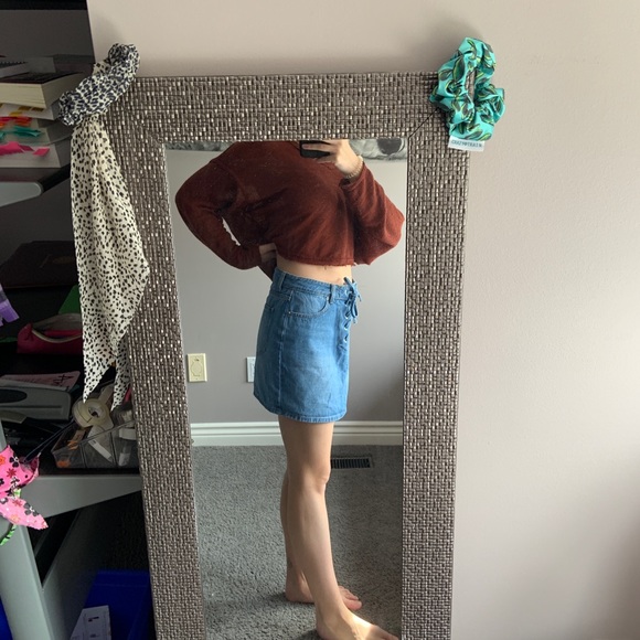 Forever 21 Jean Mini Skirt - Picture 2 of 7